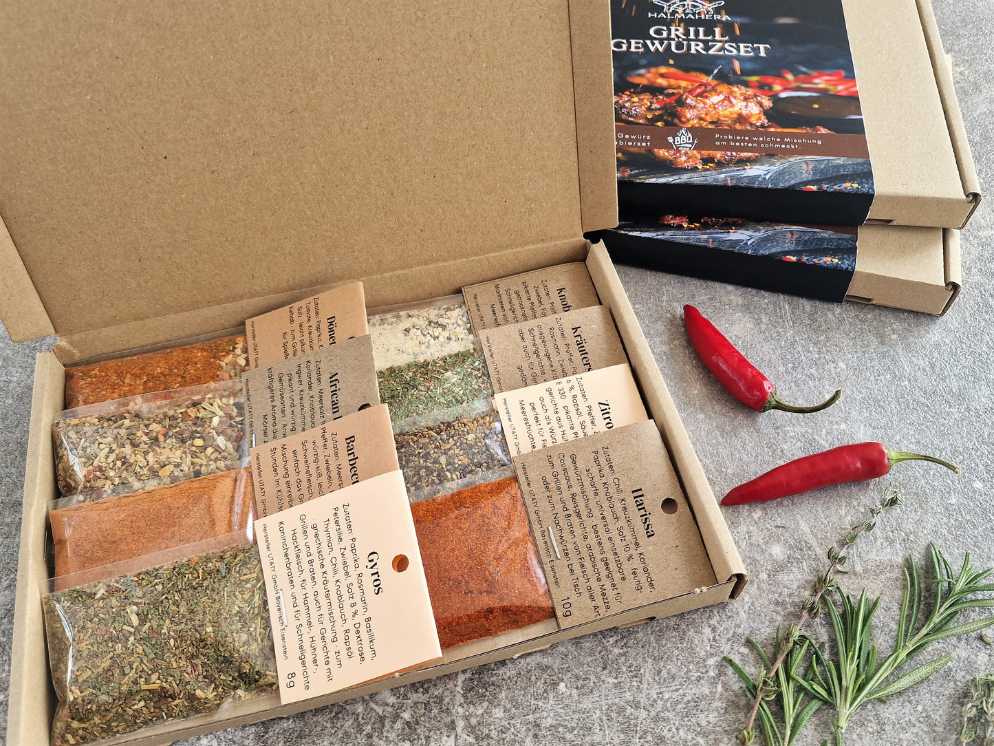 Grillgewürze Set