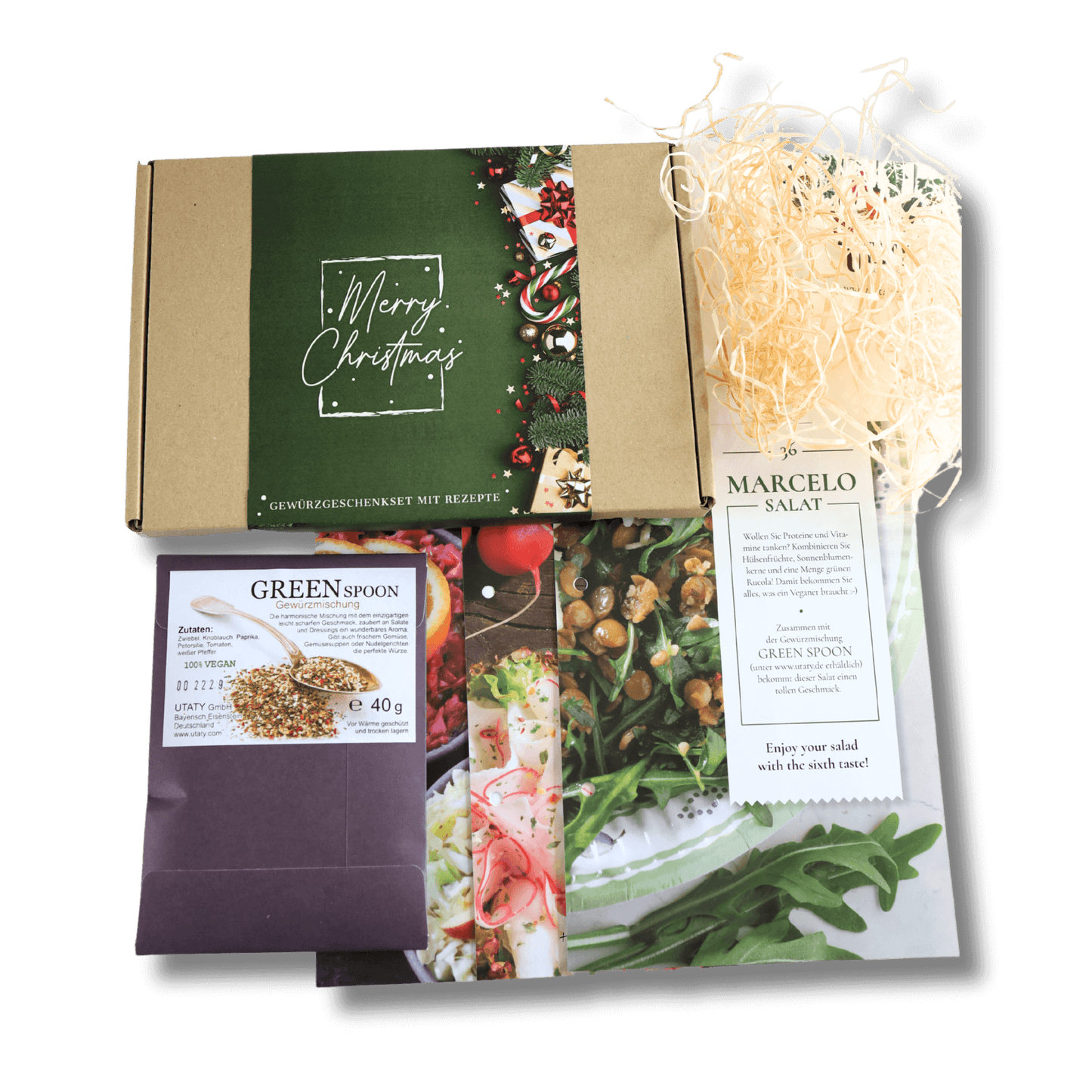 Kleine Weihnachts-Gewürzbox mit Green Spoon